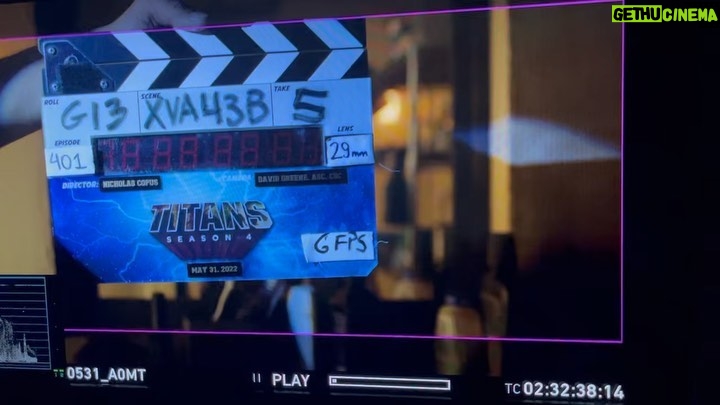 Joseph Morgan Instagram - I learned so much from our talented and innovative producer/director @nicholas_copus One of my favourite days was filming the BB mirror scene from episode one. Nick had a few ideas of how to do it and one that never made the cut was using stop motion to add a little fake blood to my face every frame. It meant staying very still for about an hour as two make up artists painstakingly added the blood frame by frame. This was the result. I’ve also included the footage we did end up using which was filmed at 6 frames per second. Like I said, innovative. #DCTitans