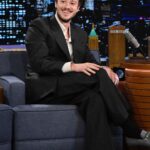 Joseph Quinn Instagram - Thank you @jimmyfallon for having me. Also - @gucci - I love it. Thank you. Excellent. Thank you. The Tonight Show Starring Jimmy Fallon