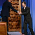 Joseph Quinn Instagram - Thank you @jimmyfallon for having me. Also - @gucci - I love it. Thank you. Excellent. Thank you. The Tonight Show Starring Jimmy Fallon
