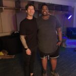 Josh Dun Instagram - when you’ve spent so much time looking up to someone you hope that if you get the chance to meet them that they will be cool. pleased to report that Aaron Spears is beyond cool to hang out with, and also one of the best drummers in the world.