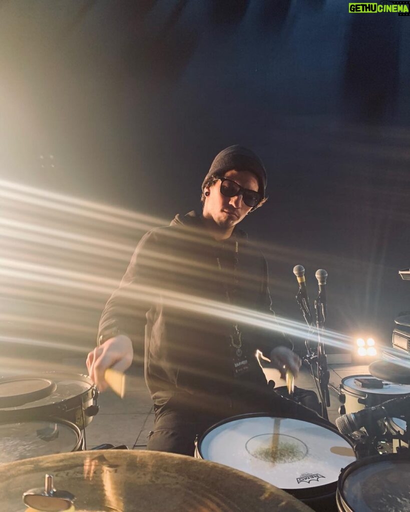 Josh Dun Instagram - fooling around on this drum kit to prepare for these @lollapalooza shows in South America. feels good to be back here friends Buenos Aires, Argentina