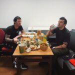 Josh Dun Instagram – a little post-show smorgasbord to discuss important band-related topics so that we could put all the food on the band credit card.