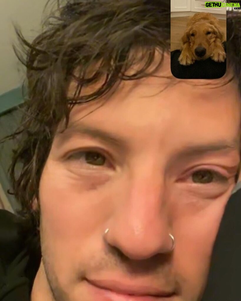 Josh Dun Instagram - leave for 2 days and he blows up my FaceTime just to say nothing Jim Jam Time