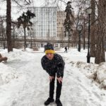 Josh Dun Instagram - here’s me sitting and standing amongst some snow in Russia. mark took these photos on a mobile cellular device. tyler and i talked about it and we liked the shows there a lot. @reelbearmedia Moscow