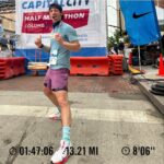 Josh Dun Instagram - second half marathon in the bag. my great friend @alexjohnson.24 asked me last weekend if i wanted to run a half marathon - in a week. so i said yeah, why not i love running. really changed my life in some ways. getting to do that today with thousands of people was such a rad feeling, and running through the finish line truly is euphoric. i stayed and watched people cross through and feel the emotional victory for themselves and that was almost just as rewarding. if you can, try and go for a run sometime