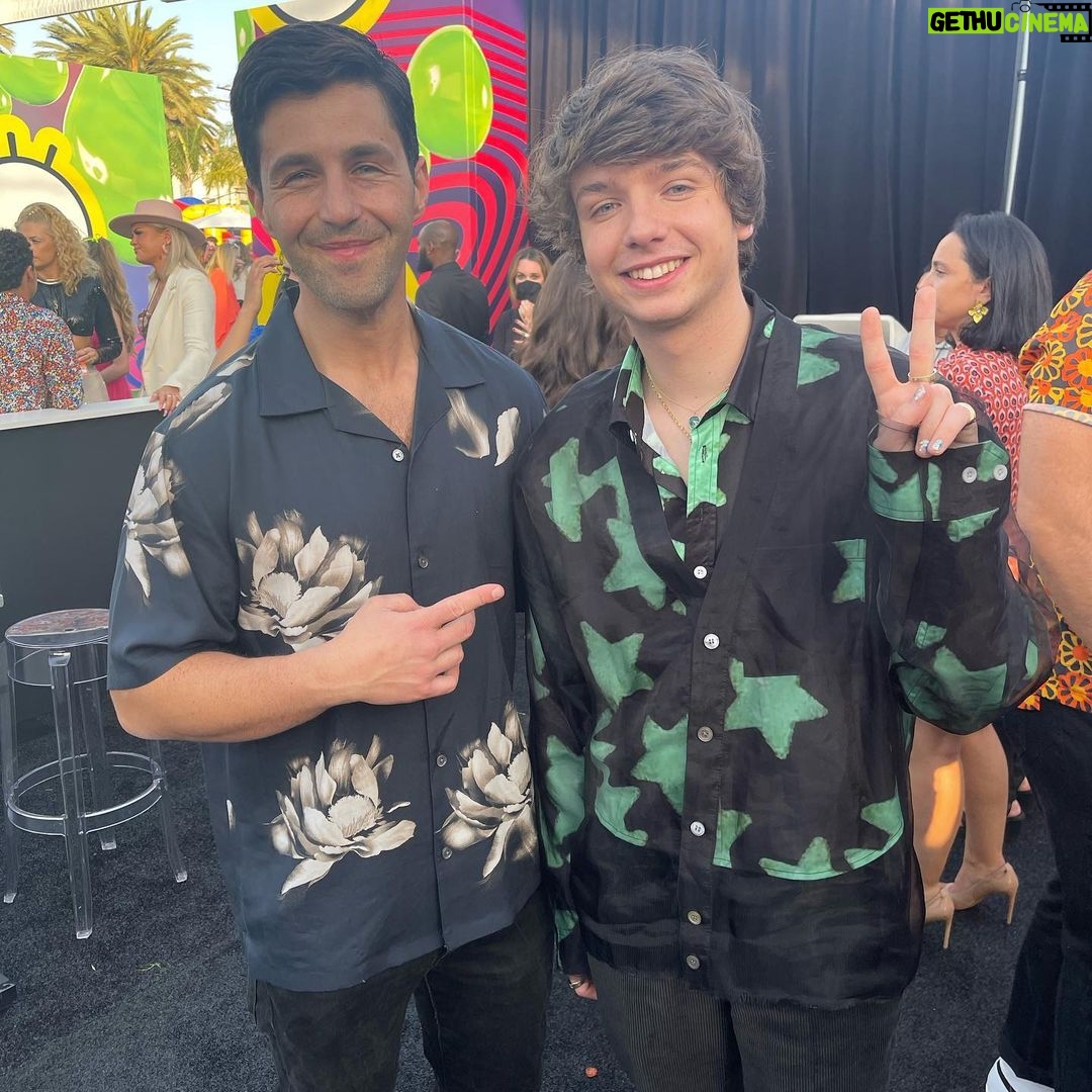 Josh Peck Instagram - Our shirts are having a total bromance right now.