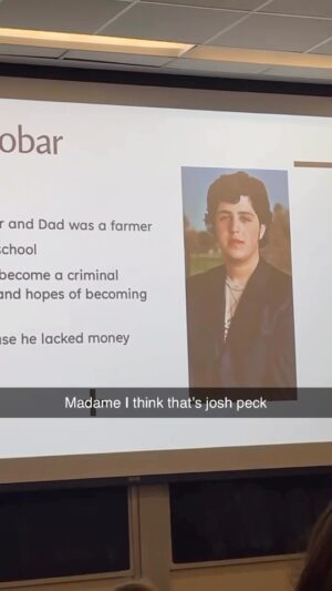 Josh Peck Instagram - Big fan of education. #pabloescobar #notpablo