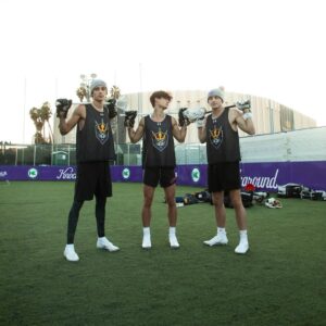 Josh Richards Instagram - Had to show the boys I’m a Lax God