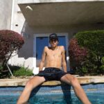 Josh Richards Instagram - Sway pool days