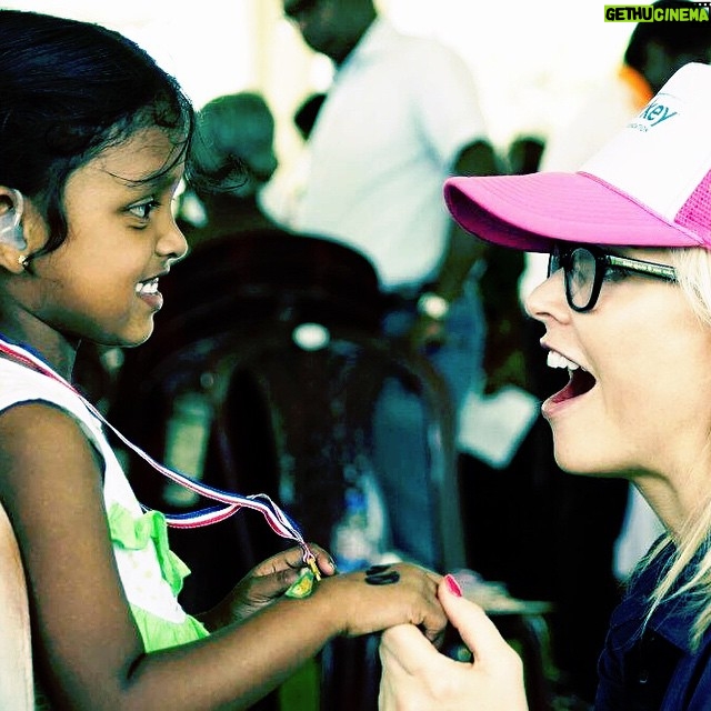 Josie Bissett Instagram - One of the greatest experiences of my life. Giving the gift of hearing in Sri Lanka w/ @starkeycares @starkeyhearing @operationchange @owntv THANK YOU Colombo, Sri Lanka