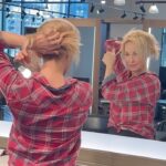 Josie Bissett Instagram - So grateful for this man. Jason has been coloring my hair for over 20 years and he knows all my secrets 😃 Thank you for brightening my morning my friend #JasonLewis @genejuarez_bellevue #hairstyles #haircolor #blondehair #oribeobsessed #oribe #kerastase The Shops At The Bravern
