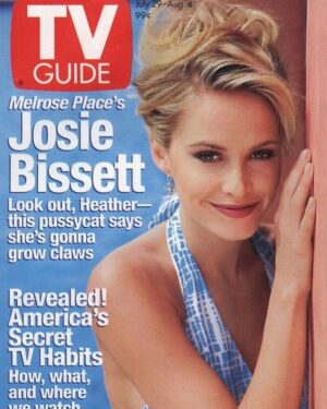 Josie Bissett Instagram - ✨Flashing back to 1995. ✨

Who remembers TV guide and people gathering together to watch their favorite TV show?  #MelrosePlace. Lucky for #AmandaWoodward @heatherlocklear , I don't think #JaneMancini’s claws got too sharp 😂 #FBF 

@tvguide 

#flashbackfriday #tvguide #90s #90sfashion