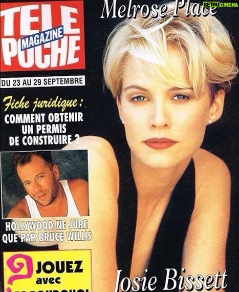 Josie Bissett Instagram - Ah,the good ol’ days 💕 #ThrowbackThursday #TBT #1997 #melroseplace #Telepoche #Telepochemagazine #90sfashion #shorthair Seattle, Washington