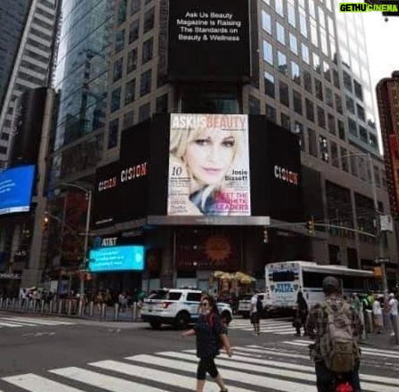 Josie Bissett Instagram - Congratulations @askusbeautymagazine. I can't believe my eyes! Times Square! What?! This is so exciting and well deserved! If you haven't had a chance to check out #askusbeautymagazine you can read the magazine and my article (just click the link to download in my bio!) I read it cover to cover on a flight. It left me feeling super inspired and full of hope. Thank you @theplasticsurgerycoach for your interview and capturing the true essence of who I am as person. I really truly loved it and look forward to reading the next one! Check it out and let me know what you think! . #josiebissett #forwomenbywomen  #agelessbeauty  #beautyandwellness  #beautymagazine  #magazinelaunch  #womenwhoinspire  #womenempowerment  #askusbeautymagazine Times Square, New York City