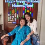 Juhi Babbar Instagram - Happy Birthday Mummy/Nani💕Wishing you Good health and a long life full of laughters and joy 💙💕 Thanku @middayindia & @photographer_shadab #happybirthdaymummy #nadirazaheerbabbar #goodhealth #happiness #longlife #motherdaughter #love