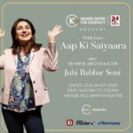 Juhi Babbar Instagram - #registrationlinkinbio After 67 shows in 25 cities, award-winning actress Juhi Babbar Soni is set to stage her much-loved play, 'With Love, Aap Ki Saiyaara,' at the KCC Amphitheatre on September 23rd and 24th. The play revolves around Saiyaara, a remarkable survivor, fighter, and achiever. She embodies the complexities of a modern Indian woman, adeptly balancing her roles as a skilled businesswoman, a prolific writer, and a dreamer. Her candid perspective on 'men, marketing, and mores' adds a delightful blend of sweetness and spice to every interaction. Meet us at KCC on September 23rd and 24th for back-to-back shows of a play highly acclaimed by Anupam Kher, Javed Akhtar, Shabana Azmi, Satish Kaushik, Anurag Kashyap, and Farida Jalal. Regular ticket Rs 500 Early bird Rs 300. Limited seats. Hurry, book now following the link in bio! #KolkataCentreForCreativity #KCC #KCCAnamika #WithLoveAapKiSaiyaraa #JuhiBabbarSoni #EmpoweringWomen #CulturalEventKolkata #PerformingArts #Theatre #Drama #ModernIndianWomen #CelebrateWomen Kolkata Centre for Creativity