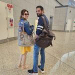 Juhi Babbar Instagram - Traveling with our latest obsession!! Mine: This leather beauty from Art N Vintage, Inspired by Frida Kahlo's "The Frame". It's a unique blend of creativity and craftsmanship handcrafted by skilled artisans that resonates with my style. Both sides tell a unique story, just like my journey. Here's to celebrating the blend of personal flair and exquisite design! ✨ Anup's backpack from Art N Vintage is luxurious with gorgeous leather and colour – an absolute game-changer. Whether at shoots or on an adventure, this spacious bag has become Anup's on-the-go companion! Thank you my dear Priti & @art_n_vintage 🤗 for adding that touch of vintage luxury to our accessory collection...and so proud that you are after all a Niftian💖 #ArtNVintage #LuxuryEssentials #niftian #myjunior #lovethestuff #design #Vintage #juhibabbarsoni #anupsoni