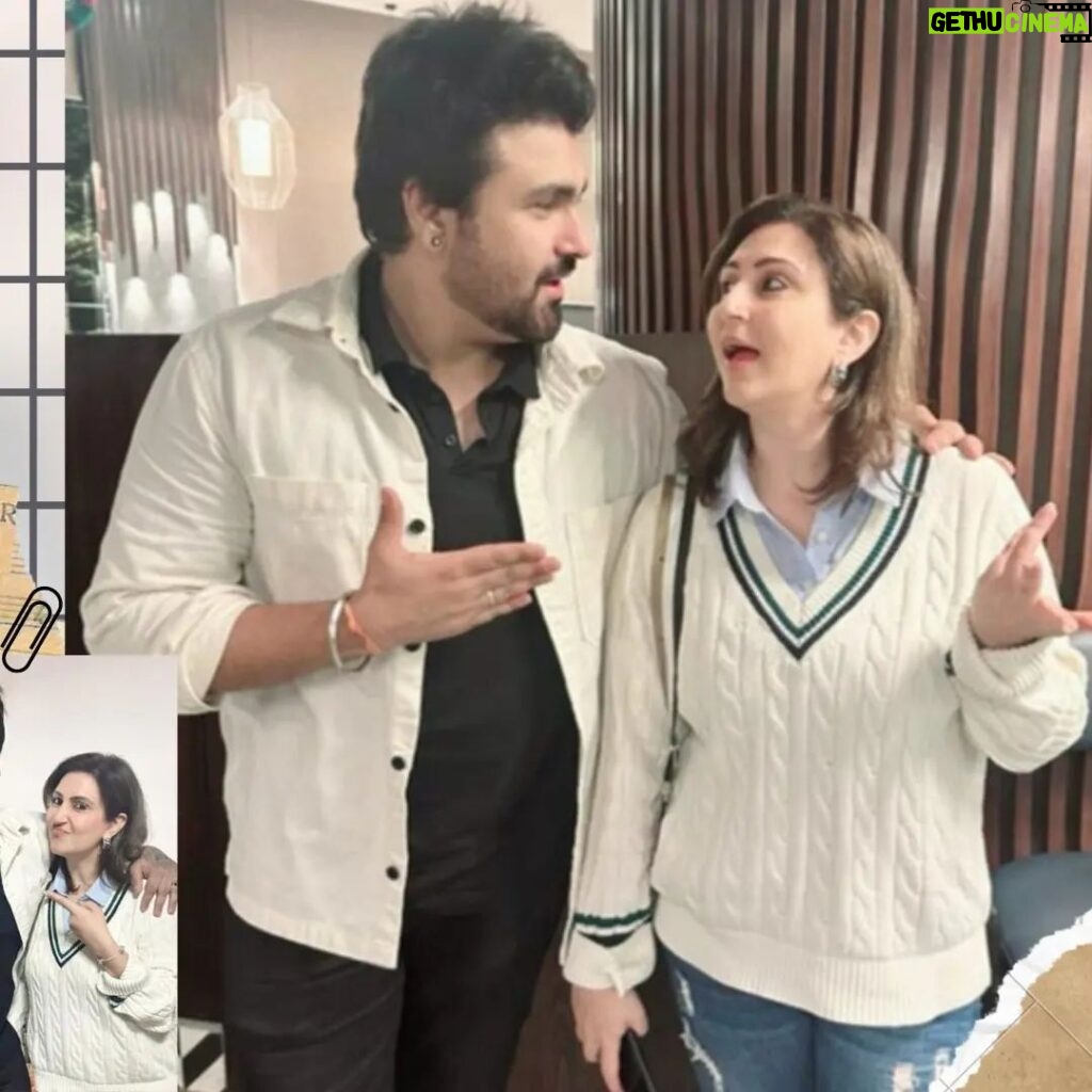 Juhi Babbar Instagram - Last night i attended a Comedy show at Nesco-Claps and guess what? Aarya, my brother had a spot🤩 He's always been the funny one amongst us siblings, but also kinda gets on my nerves with his jokes🙄 Seriously, I could pull my hair out sometimes! 😅 But, you know what? I loved seeing him up on that stage🤗He was actually able to tickle the audience along with the other really talented stand up comedians who've been doing this way longer👏🏼👏🏼 I got to admit, it was kinda overwhelming to see him up there❤️performing his act. Despite annoying me with his jokes, I respect how he's always trying new stuff and taking risks! It takes guts to be out there, not caring about what others think. So, big claps to Aarya for his confidence, his self-belief, and yeah, even for his crazy act for which I want to spank the hell outa him🤨🤣 #ComedyNight #AaryaBabbar #NescoClaps #FamilyLaughs #StandUpComedy #FunnyBrother #BraveHeart #RiskTaker #ConfidenceBoost #SiblingGoals #OverwhelmingMoments #ComicBone #HilariousActs #CourageousComedian #ExperimentalComedy #LaughTillYouCry #StageMagic #JokesOnPoint #CrazyFunny #ProudSister #SiblingLove #JuhiBabbarSoni