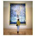 Julia Chan Instagram - see this blue in person. x Beaverbrook Art Gallery