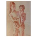 Julia Chan Instagram – Me + Mum.

By my grandfather, Fred Ross c. 1984 pencil and ink.