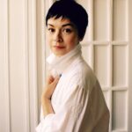 Julia Chan Instagram - Side one of my shoot with the lovely and talented @kristinadittmar and makeup by darling @chelbomb haircut by @themaneandsarajane 🌸
