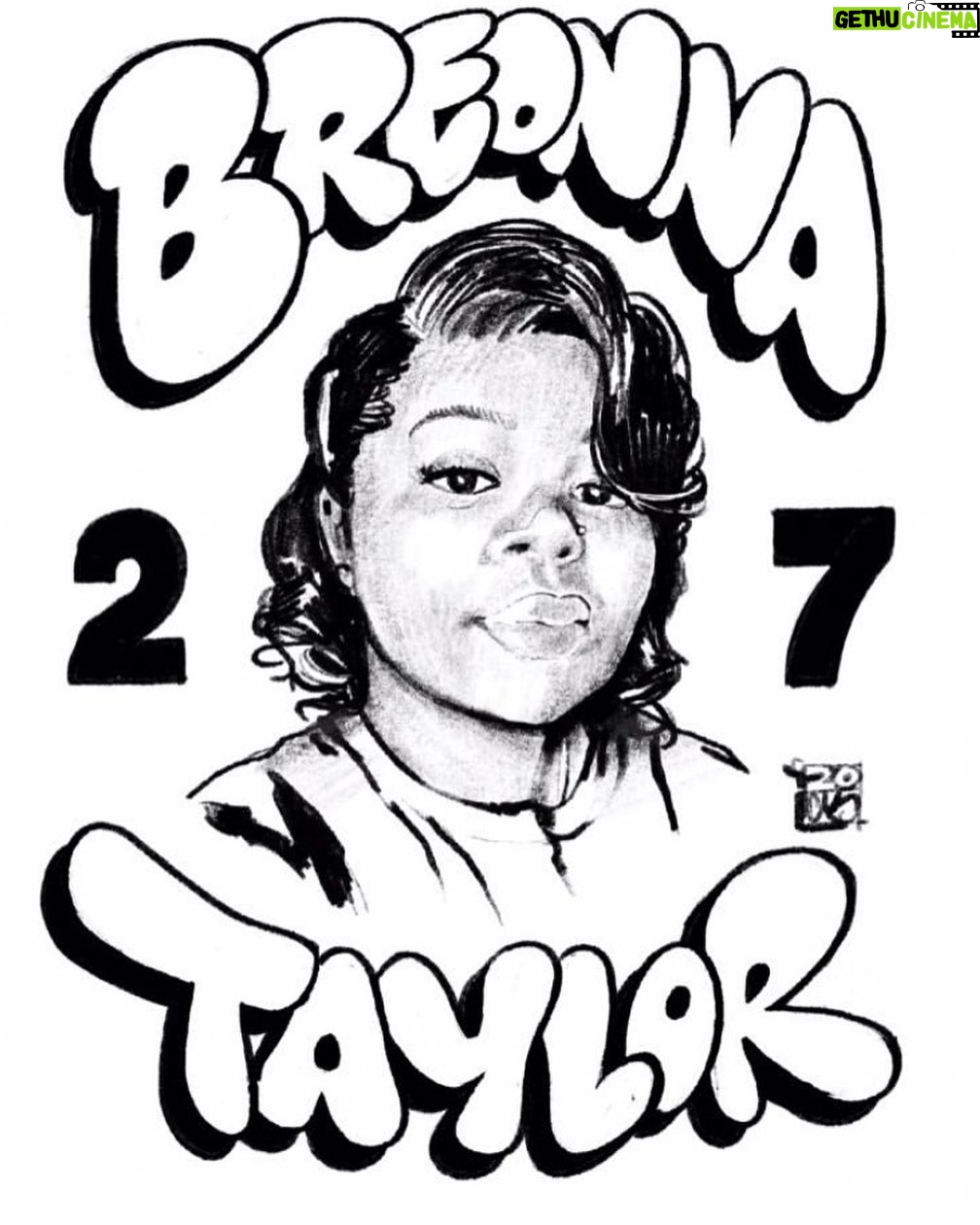 Julia Chan Instagram - link to action items in bio. #justiceforbre #breonnataylor @cassady_benson drew this for her today ♥️ www.justiceforbreonna.org