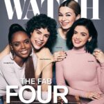 Julia Chan Instagram - Seems like another time. Out today. Thank you so much for having us on your cover @cbswatch and for believing in the show.✨ • • • @sashacharninmorrison 👗 @jameswhitefoto 📷 @chelbomb 💄 @cynthiavanis 💇🏼‍♀️ @milk Milk Group