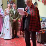 Julia Pott Instagram - Happy Poppa Woppa’s day to a man who had this family tartan cape custom made at the age of 18, is the greatest dancer and speech giver in all universes, will forage for chuppah poles with you at midnight, will support your decision to have your first dance be a slow dance to 2 become 1 by the spice girls even though he invested exclusively in boyzone merchandise for your entire childhood. I love you dad, I couldn’t dream of a better one.