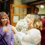 Julia Pott Instagram - Wedding on 🎞️ by Adina at @hackneycityfarm_official First picture is very serious conversation about bubbles.