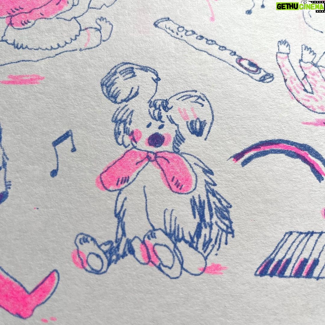 Julia Pott Instagram - Risograph details 👀