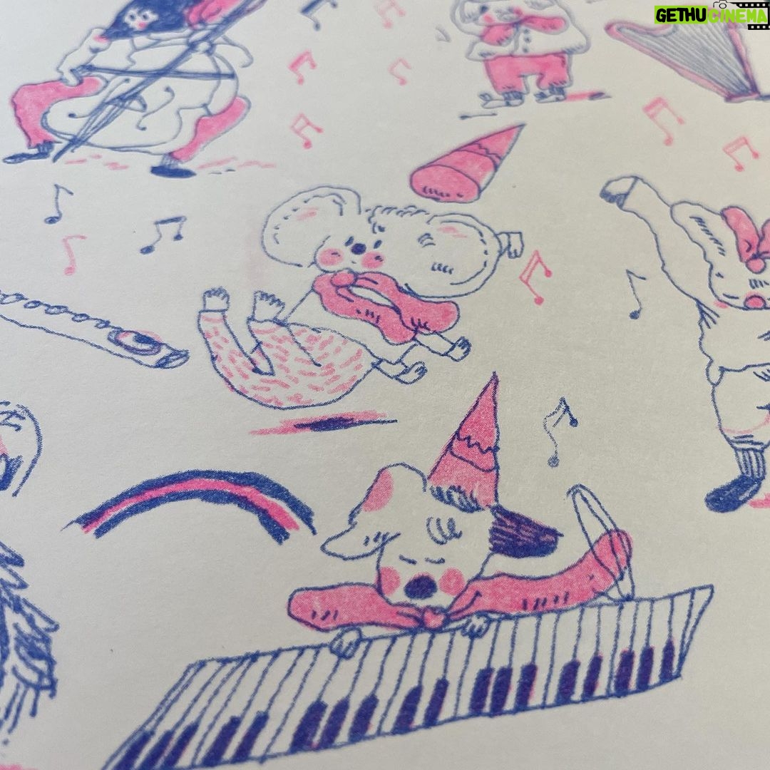 Julia Pott Instagram - Risograph details 👀