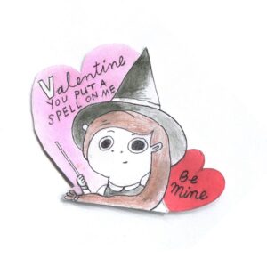 Julia Pott Instagram - Happy Valentine’s Day! Valentine’s cards by the brilliant Graham Falk!