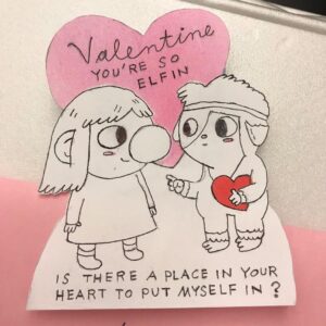 Julia Pott Instagram - Happy Valentine’s Day! Valentine’s cards by the brilliant Graham Falk!