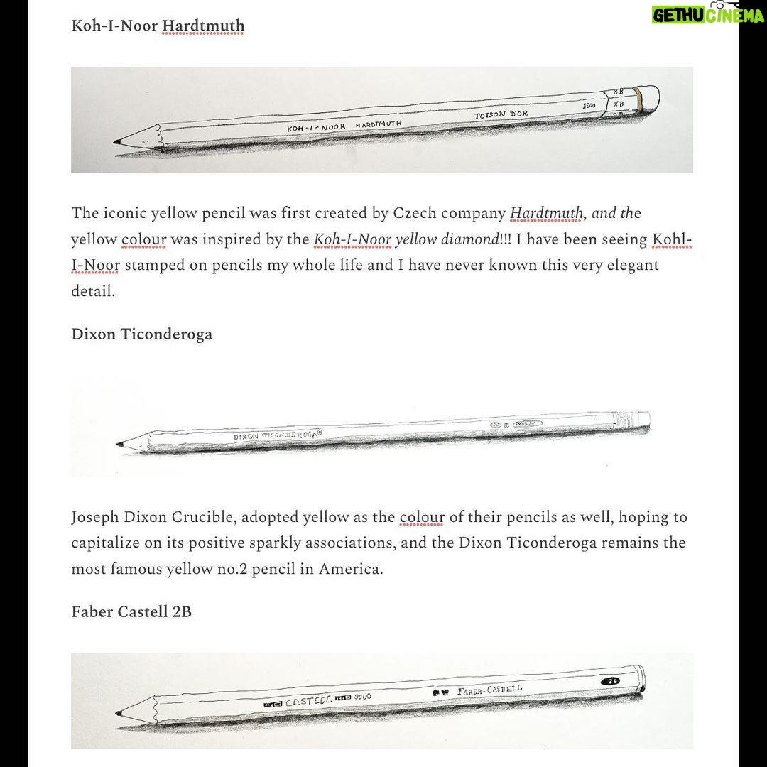 Julia Pott Instagram - Todays newsletter is on the dramatic history of pencils, featuring pencils drawn in their own pencil weight! You can buy the original signed 24 x 19” illustration in my shop ✏️ Juliapott.substack.com Juliapott.com/shop-1