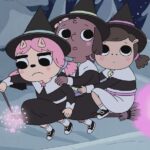 Julia Pott Instagram – Happy Summer Camp Island re- release day on @cartoonnetworkofficial !!! 
In todays newsletter, I take you through the original three witches from the pitch bible. You can read and subscribe here: juliapott.substack.com