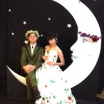 Julia Pott Instagram – My wedding dress was 90s vintage from @happyisles_salon and tailored by absolute legend @mollyirelan and I would still be wearing it now if it wasn’t covered in wine and spaghetti.

Moon by the incomparable @rosiesmiles.animation