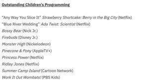 Julia Pott Instagram - Summer Camp Island is nominated for a GLAAD award for Outstanding Children’s Programming! 🥹❤️🥰