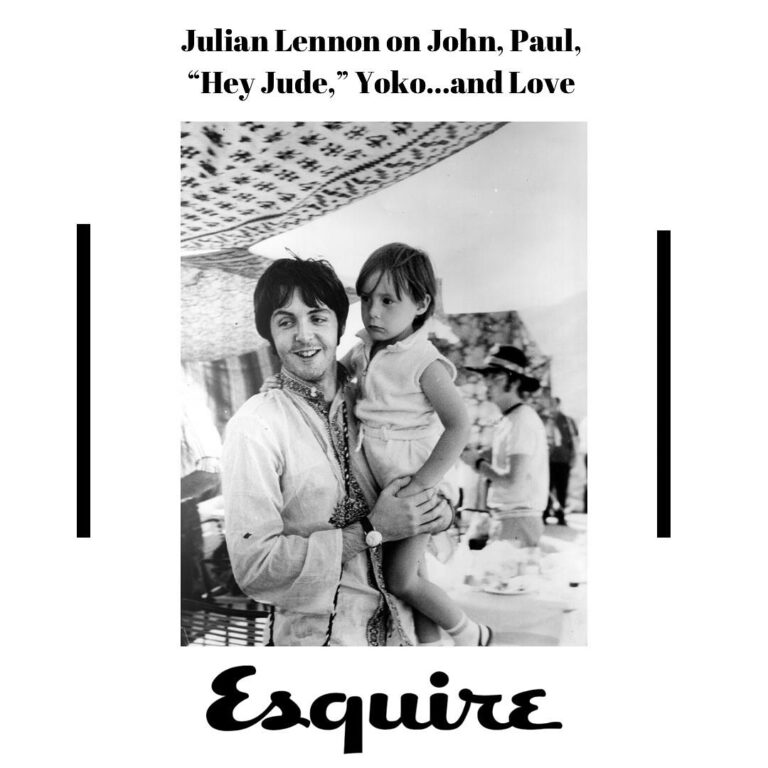 Julian Lennon Instagram - My interview with Esquire. 🙏🏼 Link in bio.