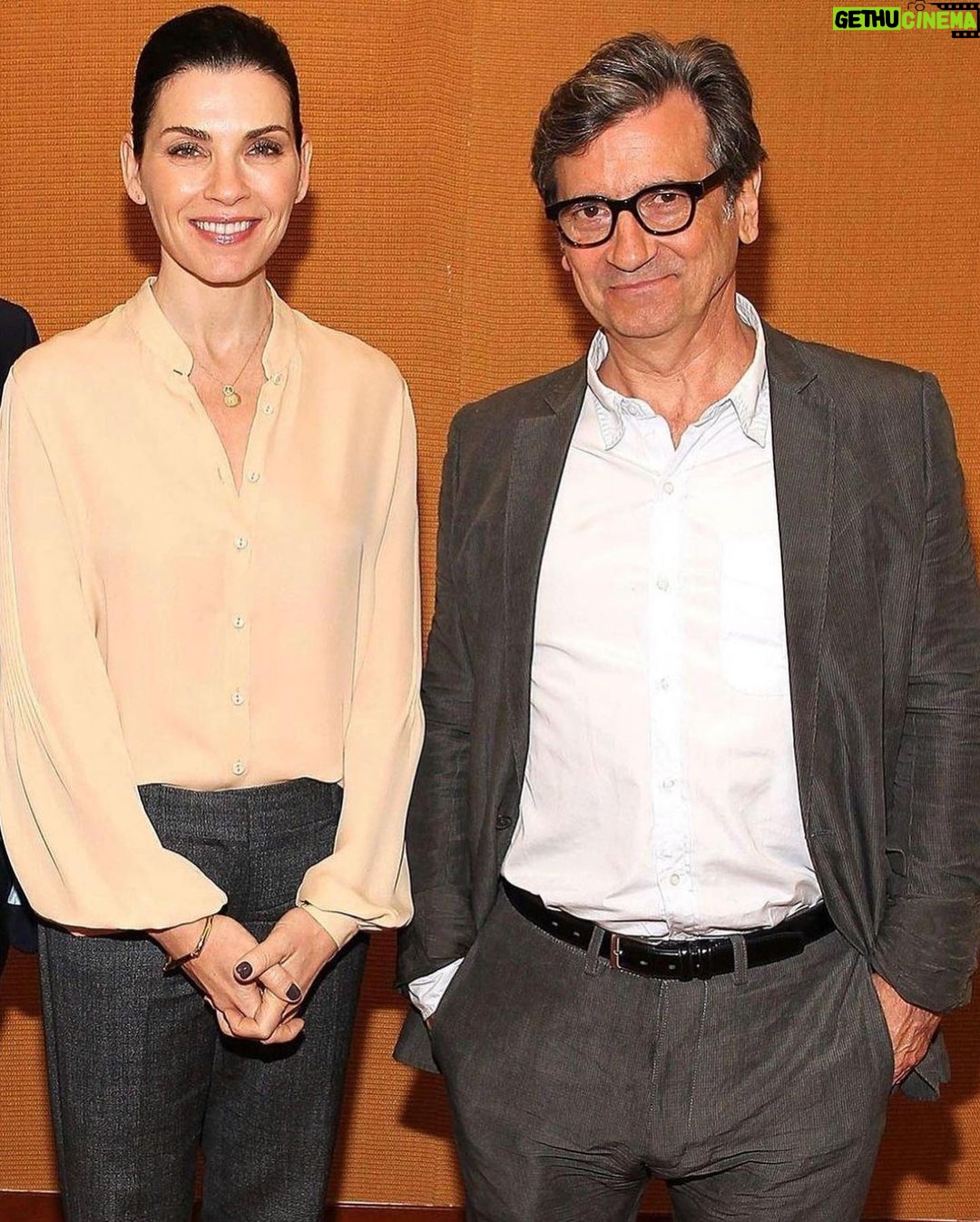 Julianna Margulies Instagram - I get to share my birthday with this guy! @griffindunne Happy Birthday Griff! I love you💕💕💕