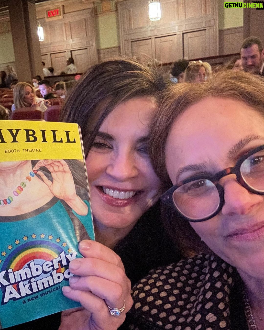 Julianna Margulies Instagram - What a privilege to watch such talent! @akimbomusical Such a great night! Theater/date night with @nancylbanks #broadwaymusicals