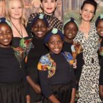 Julianna Margulies Instagram - What an incredible night with these gorgeous children, so full of joy and goodness and talent. #theafricanchildrenschoir #thechangemakersgala2023 With my girls @carlagugino and @samantham01 ❤️