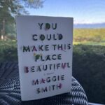 Julianna Margulies Instagram - ‘You Could Make this Place Beautiful’ by Maggie Smith. Just finished this stunning book and I feel so much richer for it. Her writing! Her imagery! Her voice! Her pain! Her resolve! I’ll be recalling passages from this book for the rest of my life. Thank you @MaggieSmithPoet I’m in awe of your talent. #youcouldmakethisplacebeautiful #maggiesmithpoet