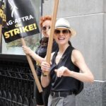 Julianna Margulies Instagram - Standing strong with my fellow #sagaftra members. #sagaftrastrike #sagaftrastrong #wgastrong We can do this!
