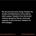 Julianna Margulies Instagram - Today we came together in solidarity not to divide but to unite to thank President Biden for his work releasing the hostages and urge all to #nohostagesleftbehind