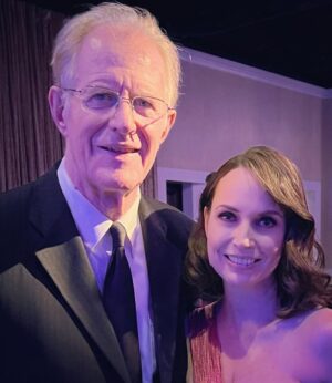 Julie Ann Emery Instagram - Had an absolutely beautiful night out with #KevinEarley at #carouselballofhope for the @cdfdiabetes and #BarabaraDavisCenter 
@johnlegend was magical, @deborahcox (who Kev has worked opposite) was transcendent, and I had the added pleasure of running into brilliant #BetterCallSaul pal @ed_begley_jr 
Felt good to be out again for a great cause. 
Thx to my incredible team for the support and for making me presentable!
PR: @chprteam @monaloring @annakrnspr @taylorveebee 
Styling: @karenraphael @ilanauretsky @brandonmichaelg 
Makeup: @jenna.marie.beauty 
Hair: @lucy_gedjeyan 

Dress: @marialuciahohan24 
Earrings: @untamedpetals 
Rings: @vraiofficial @effyjewelry @melindamaria_jewelry 
Bracelet: @vraiofficial 
Clutch: @tylerellisofficial 
(Carried quite a few of their beautiful clutches lately! My phone fits in the back slide pocket!!)