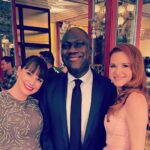 Julie Ann Emery Instagram - Had the most beautiful time at the @appletvplus #emmys2022 After Party last night! So much fun to see my longtime friend @lynettehowelltaylor and hang with @thesarahdrew and my dream maker & friend @josiah624 Congrats to all! Including the super lovely #TedLasso cast & creatives. And @ralph_goducks & the awards team 🏆 @chprteam @monaloring @annakrnspr Gorgeous Styling @karenraphael @ilanauretsky Hair/Makeup @jenna.marie.beauty Dress @miricouture Shoes @3publicrelations Butterfly Earrings & Ring @luventejewelry Rings @sterlingforever