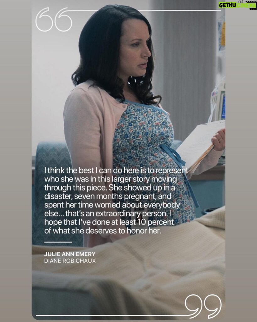 Julie Ann Emery Instagram - As noted in card 4 here, I really do hope I have done even 10% of what Diane deserves to honor her. @appletvplus doing beautiful work with their Insta Stories once again. True true words here from @verafarmiga @corneliussmithjr #FiveDaysAtMemorial Get caught up before Friday’s Ep It packs a wallop.