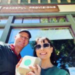 Julie Ann Emery Instagram - On the on-going tour of favorite places in our new home town: @peacefulprovisions has IMPOSSIBLY good Vegan donuts and breakfast sammies! (And thx for the hugs and the 👋 Brittany!)