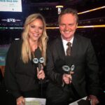 Julie Stewart-Binks Instagram – Best part about covering sports is seeing other teams come through town. I’ve always said working with the @anaheimducks was the best job I ever had and it was because of the people. It’s always about the people. 

(Last one best one… and my first game 🤣) 

#anaheimducks #flytogether #nhl #hockey #missyouyerke Pennsylvania 6 NYC