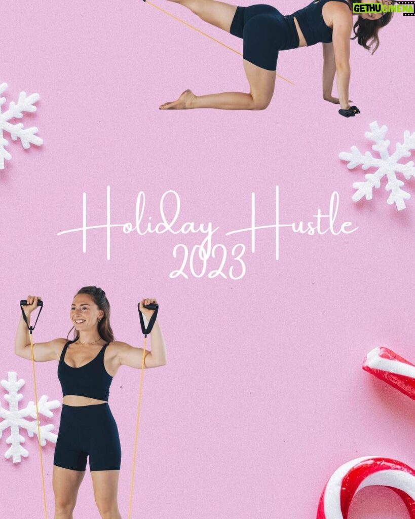 Julie Stewart-Binks Instagram - HOLIDAY HUSTLE! 🎄💪 My favorite time of the year ❤️ (seriously….) this will be my 4th year doing @bodybyjojo__ “Holiday Hustle Challenge” which has always helped me balance and feel good during a very *indulgent* time of the year. 🎁🍷 We do a new workout/healthy eating/healthy living challenge everyday like an advent calendar - keeps it fun and makes you feel successful when you accomplish it! 🎅✅ Check the link in my bio for $20 off your first month as a member. Cancel at any time. #workout #workoutmotivation #fitness #holidayfitness #bodybyjojo #strongnotskinny